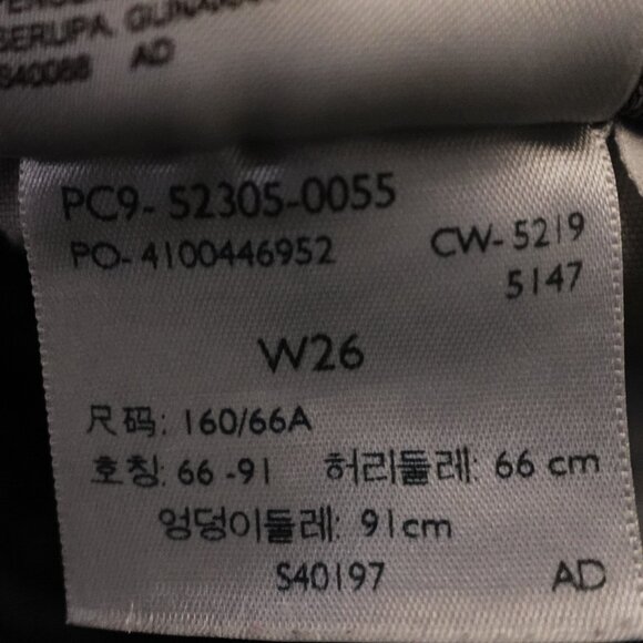 Levi's Jeans Wedgie Skinny women's 26 vintage black red tab button fly denim - Picture 13 of 14